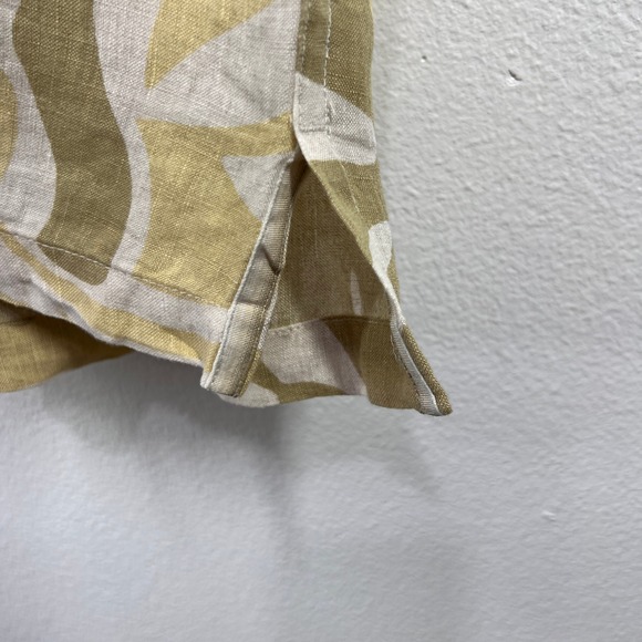 Tommy Bahama  100% Linen‎ Camp Shirt Tropical Print Button Up Short Sleeve Large - Picture 6 of 10